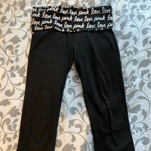 Victoria’s Secret PINK yoga cropped leggings